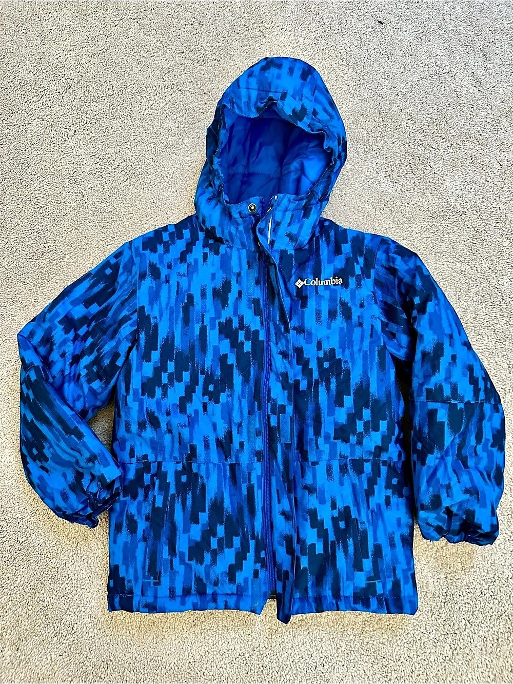 Columbia Youth 'Small Blue Ski Jacket Size Small Like New